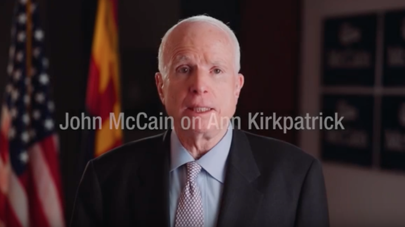John McCain's family upset he's featured in new attack ad aimed at Ann Kirkpatrick